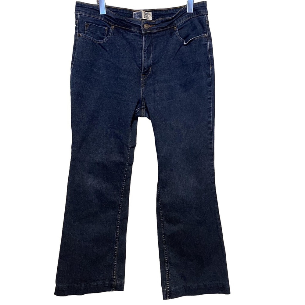Levi Signature Totally Slimming Mid Rise Bootcut Blue Jeans Size 12S